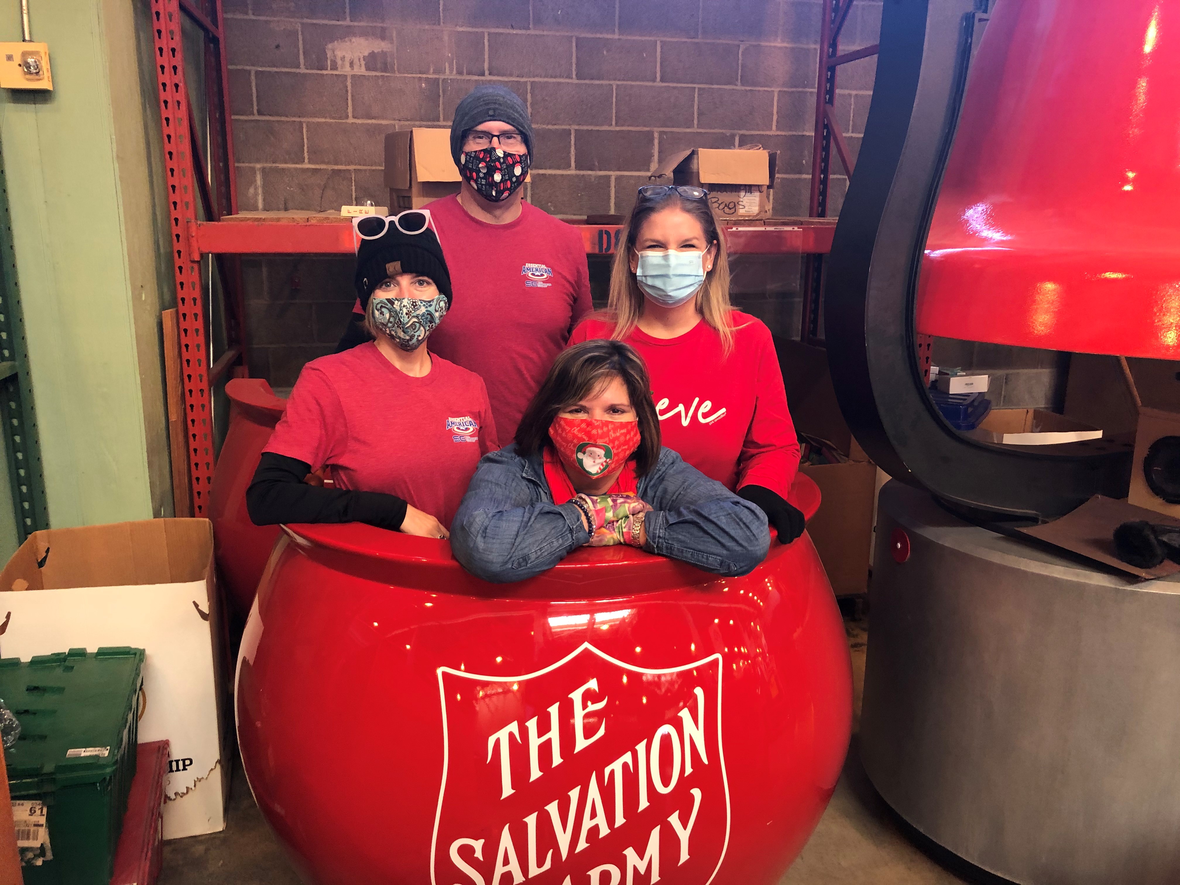 TSG Corporate Team Volunteering at the Salvation Army