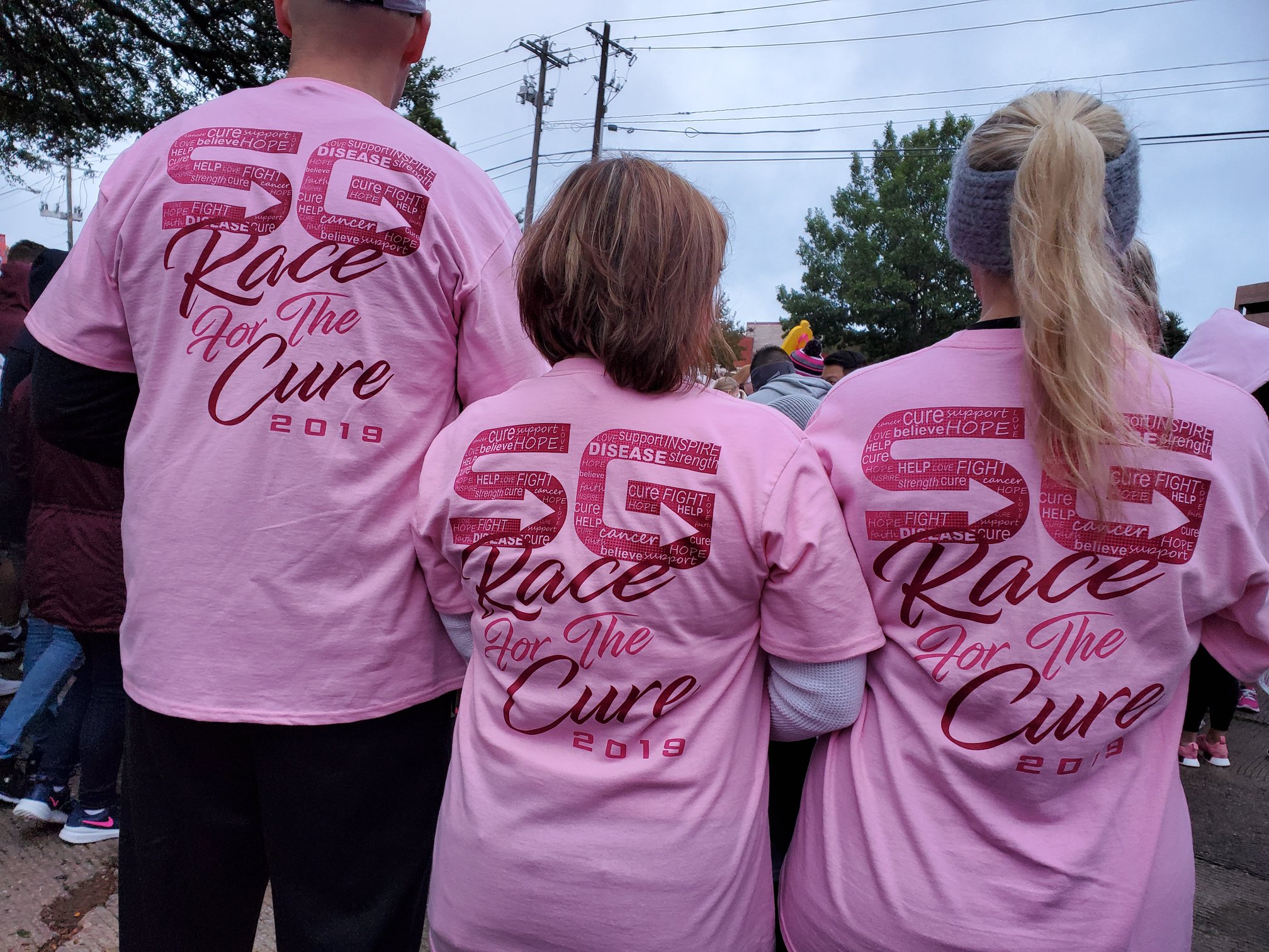 The Shippers Group Race for the Cure team shirts 