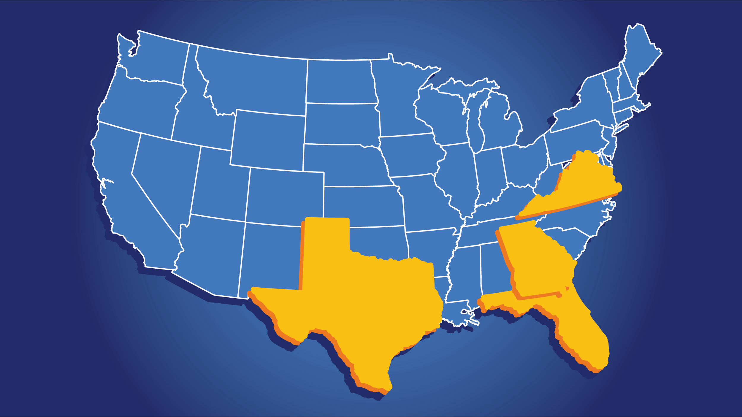 The Shippers Group locations map